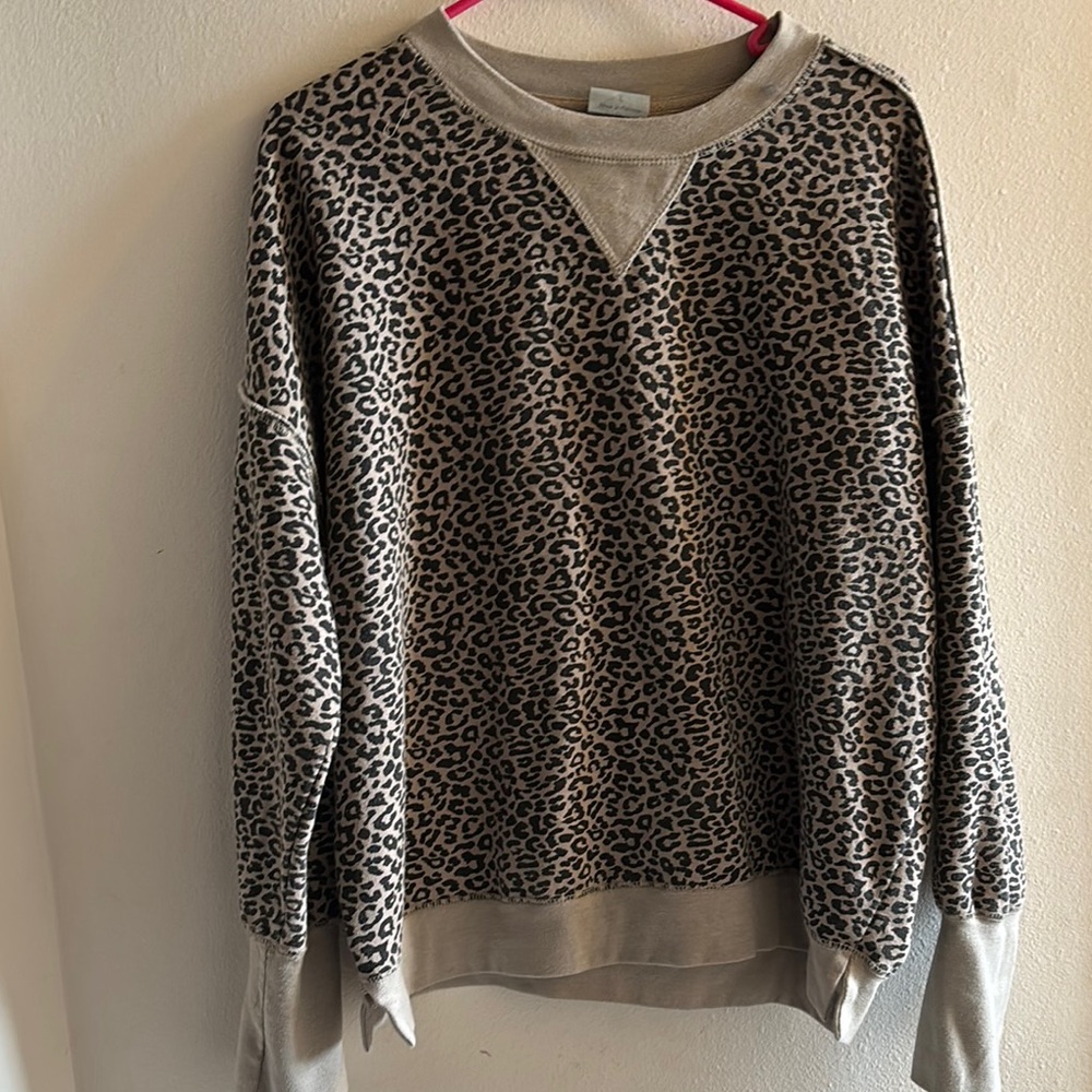 Leopard Print Sweatshirt
